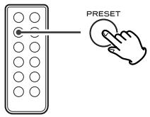 TEAC GR-7I - How to select a preset station - 2