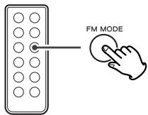 TEAC GR-7I - Touche FM mode - 1