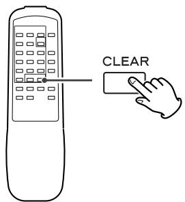 TEAC PD-D2610 - To clear the program - 1