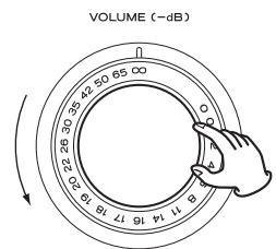TEAC HA501 S - Using the DAMPING FACTOR knob - 2