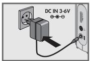 SANGEAN PT-50 - Service sur secteur (avec adaptateur secteur 6 v/200 ma, accessoire) - 1