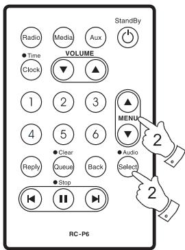 SANGEAN WFR-20 - Commandes de navigation - 2