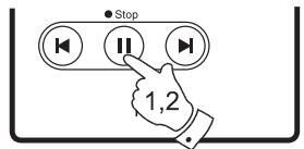 SANGEAN WFR-20 - Controlling playback - 1