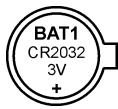 ABIT AN52S - CMOS Backup Battery: - 2
