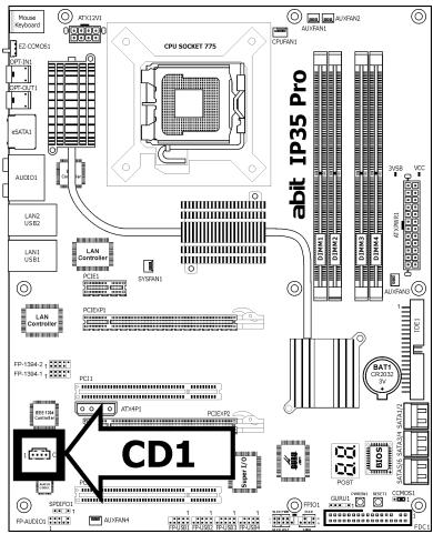 ABIT IP35 PRO - Internal Audio Connector - 1
