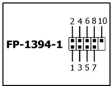 ABIT AN-M2HD - Additional IEEE1394 Port Header - 2