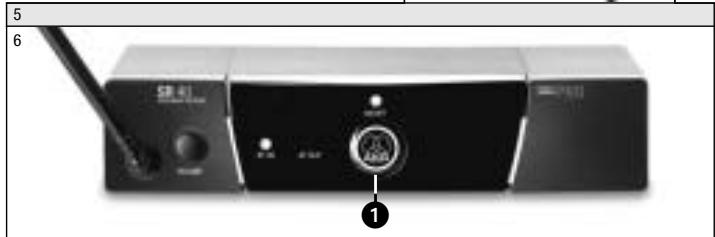 AKG SR 40 SINGLE - Operação - 5