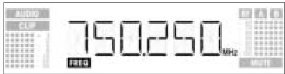 AKG SR 4000 - Réglage de la fréquence (menu fréquences) - 1
