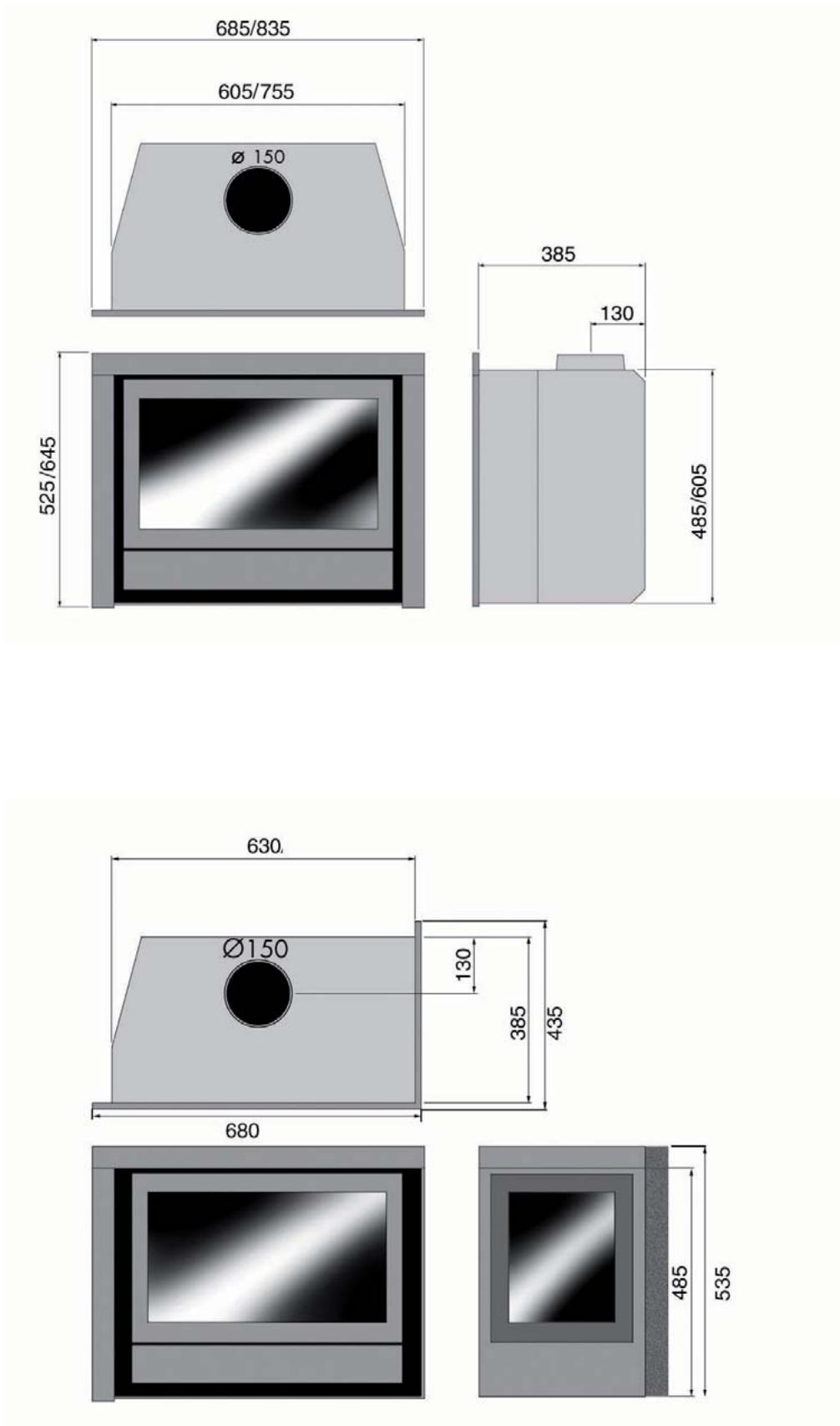 WANDERS ECONOMIC 75 - Technische tekeningen / Technical drawings Dessins techniques / Technische Zeichnungen - 1