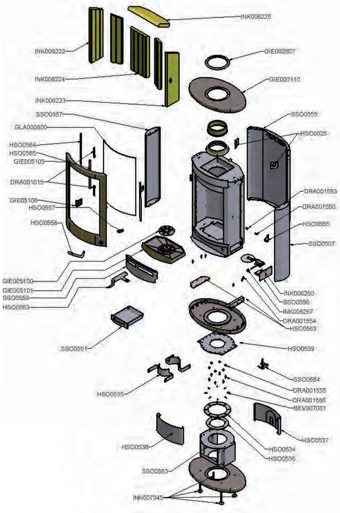 WANDERS SOLEA MADERA - Richtwerte für den Inhalt des zu wärmenden Raums: - 2
