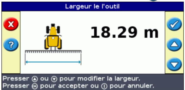 TRIMBLE EZ-GUIDE 500 LIGHTBAR SYSTEM 4.00 - Étape 1. saisie des informations relatives au véhicule - 1