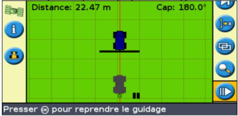 TRIMBLE EZ-GUIDE 500 LIGHTBAR SYSTEM 4.00 - Icône pause / reprise - 1