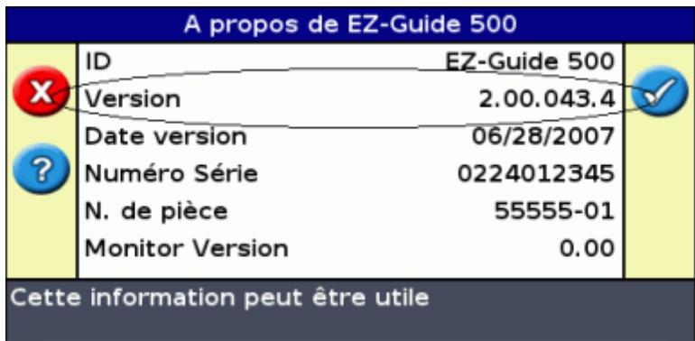 TRIMBLE EZ-GUIDE 500 LIGHTBAR SYSTEM 4.00 - Mise à niveau du micrologiciel de la barre de guidage - 1