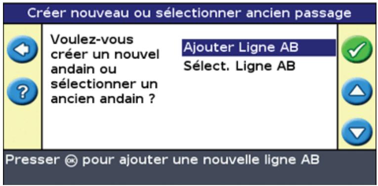 TRIMBLE EZ-GUIDE 500 LIGHTBAR SYSTEM 4.00 - Ajouter une ligne AB - 1