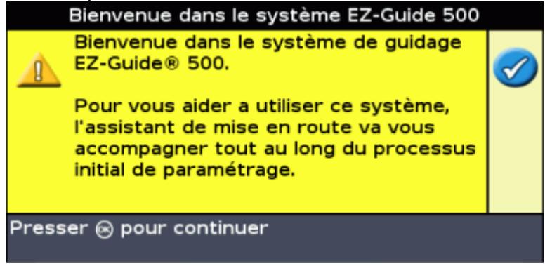 TRIMBLE EZ-GUIDE 500 LIGHTBAR SYSTEM 4.00 - Assistant de démarrage rapide - 1