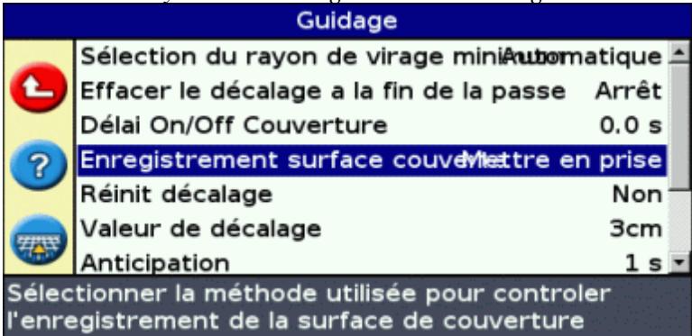 TRIMBLE EZ-GUIDE 500 LIGHTBAR SYSTEM 4.00 - Activation du commutateur sur la barre de guidage - 1