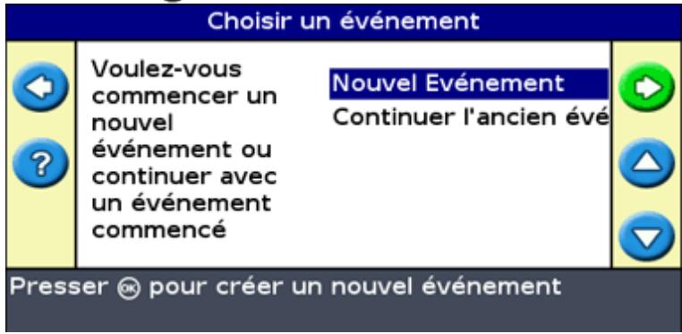 TRIMBLE EZ-GUIDE 500 LIGHTBAR SYSTEM 4.00 - Sélectionner le nom de champ dans une liste - 4