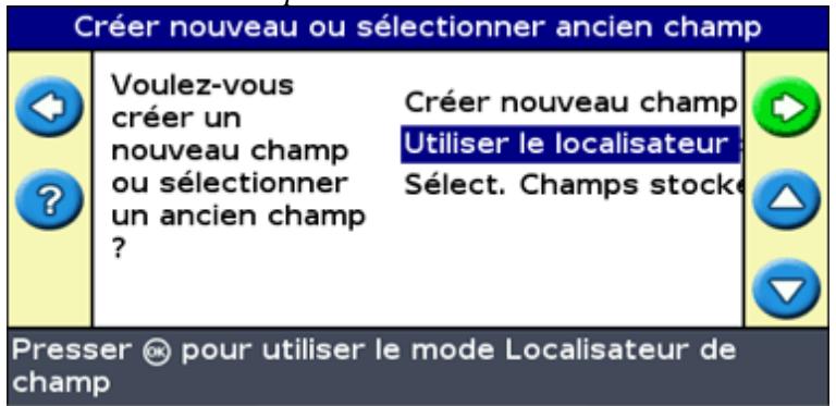TRIMBLE EZ-GUIDE 500 LIGHTBAR SYSTEM 4.00 - Utiliser localisateur de champ - 1