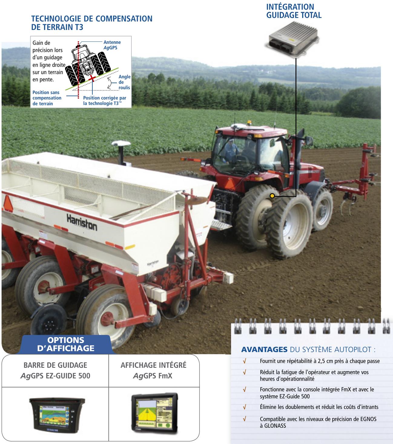TRIMBLE GPS - Système de guidage automatique aggps autopilot - 1