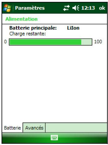 TRIMBLE JUNO SB - Indicateur de batterie faible - 1