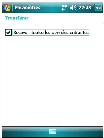 TRIMBLE JUNO SB - Transfert par infrarouge des fichiers vers ou depuis un autre périphérique - 1