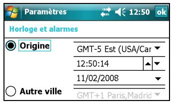 TRIMBLE JUNO SB - Configurer le fuseau horaire - 1