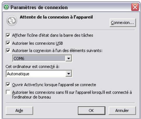 TRIMBLE JUNO SB - Étape 1: configuration de la connexion à l'ordinateur - 2