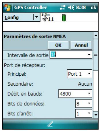 TRIMBLE JUNO SERIE - Sortie des données NMEA - 1