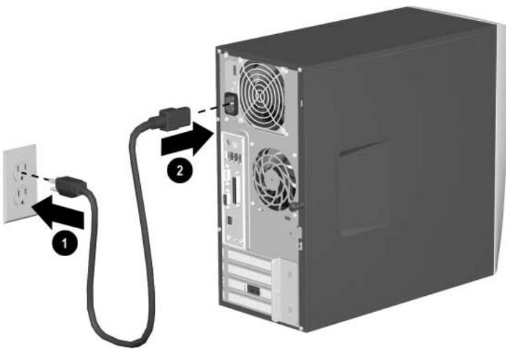 COMPAQ EVO D310 MICROTOUR - Remontage de l'ordinateur - 2