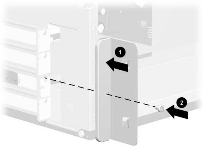 COMPAQ EVO D310 MICROTOUR - Remplacement ou ajout d'une carte d'extension - 2