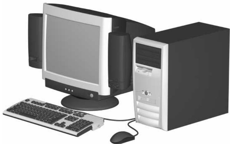 COMPAQ EVO D310 MICROTOUR - Caractéristiques de la configuration standard - 1