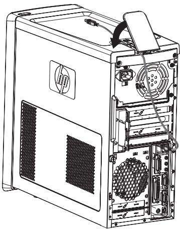COMPAQ CQ2100 - Plate-forme pour périphérique et acheminement des câbles - 1