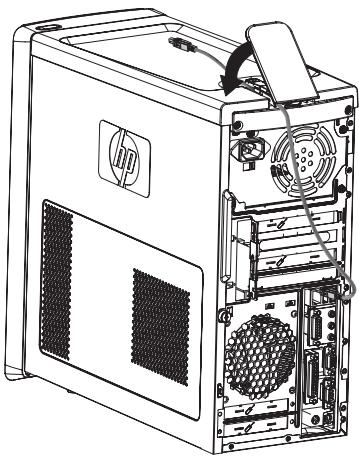 COMPAQ CQ2100 - Beschemde ondergrund voor randapparatuuren kabelgeleiding - 1