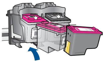 COMPAQ DESKJET K209 - Vérification de l'installation des cartouches d'impression - 2