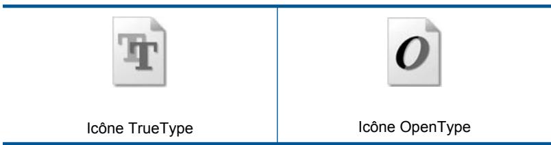 COMPAQ DESKJET K209 - Solution 1: utilisez des polices truetype ou opentype - 1