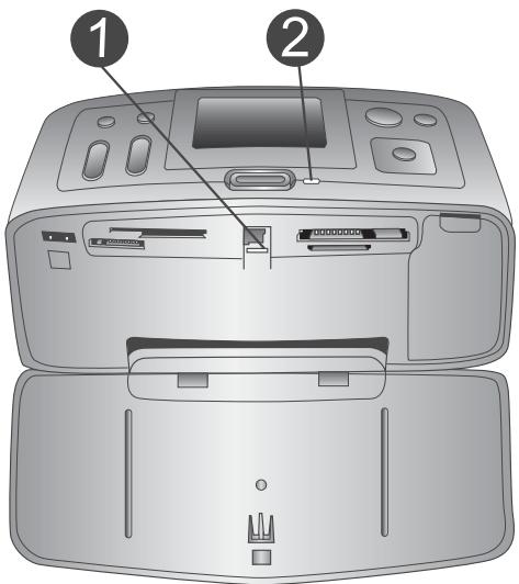 COMPAQ PHOTOSMART 370 - Prise du cordon d'alimentation - 1