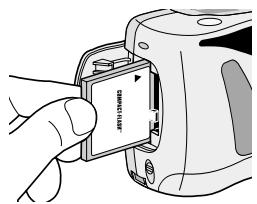 COMPAQ PHOTOSMART C200 - Pour retirer une carte : - 3