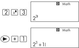 COMPAQ SMARTCALC 300S - Fonctions et symboles supportés pour la saisie en format math - 2