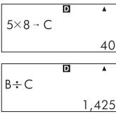 COMPAQ SMARTCALC 300S - Vue d'ensemble des variables - 2