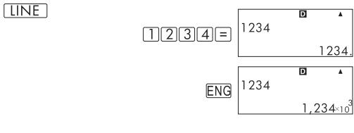 COMPAQ SMARTCALC 300S - Utilisation de la notation d'ingénierie - 1