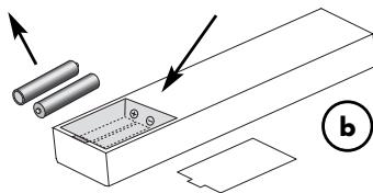VINCENT CD-S6MK - Wechsel/Einlagen der Batterien: - 2