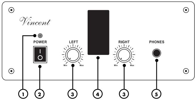 VINCENT KHV-111MKII - LEFT, RIGHT: Volume Controls and Balance - 1
