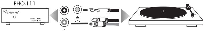 VINCENT PHO-111 - CABLE CONNECTIONS AND SETUP - 1