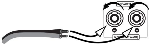 VINCENT SP-T800 - ANSCHLUSS DER LAUTSPRECHER - 1