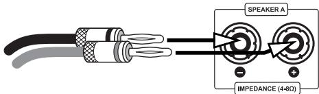 VINCENT SP-T800 - Branchement des haut-parleurs - 2