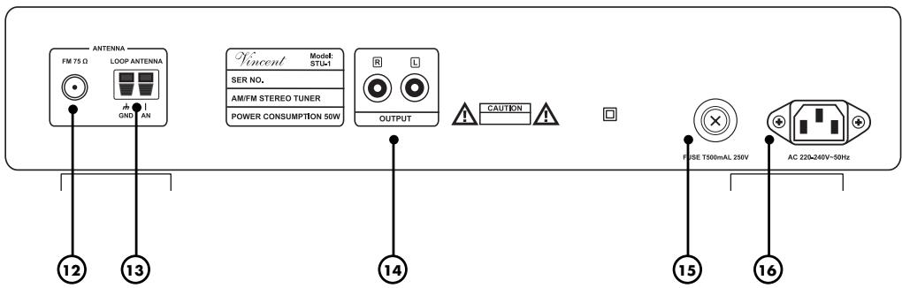 VINCENT STU-1 - DIRECT: entrée numérique de fréquence - 1