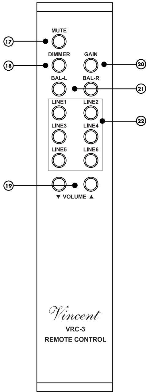 VINCENT SV-232 - Input Selector Buttons - 1