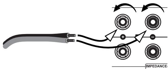 VINCENT SV-232 - The stereo sound can only be heard via loudspeakers if the loudspeaker switch (1) of the associated pair of speakers (A/B) has been switched on. - 3