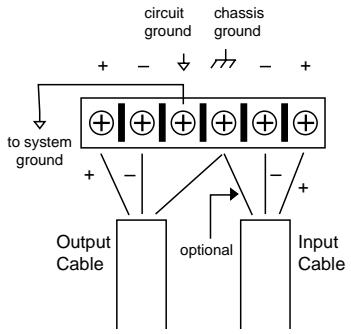 DBX 12 - Wiring Connections With Ground - 1