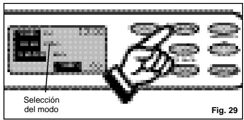 Selección del modo Fig. 29